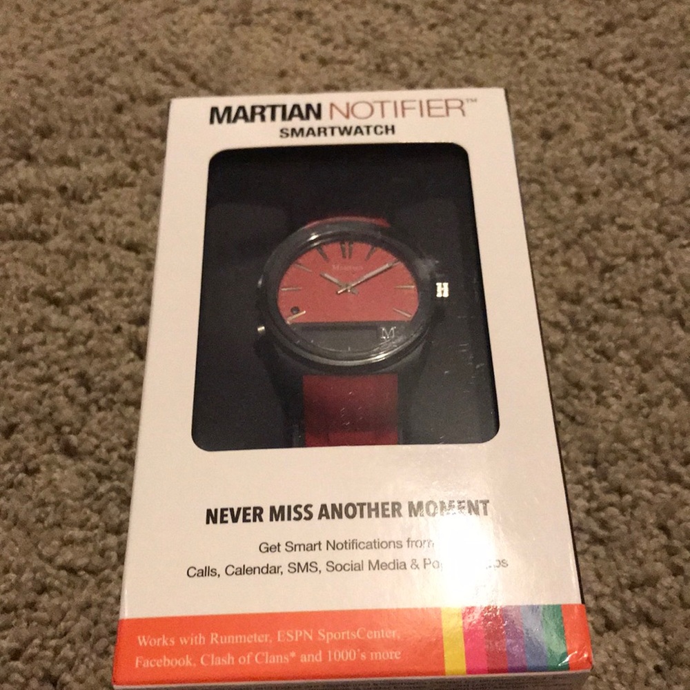 Martian smartwatch. Brand new, unopened.
